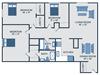 3 Bed, 2 Bath